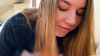 Wanted To Eat But Got Cum In The brush Frowardness  Real Amateur Homemade
